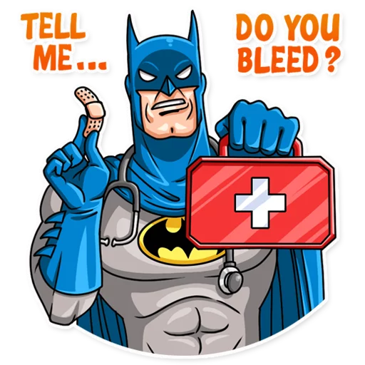 💊 Стикер «Silver Age Batman» для Telegram