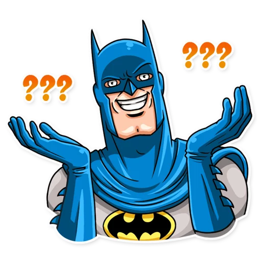 ❓ Стикер «Silver Age Batman» для Telegram