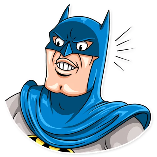 😬 Стикер «Silver Age Batman» для Telegram