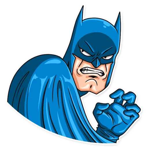 😡 Стикер «Silver Age Batman» для Telegram