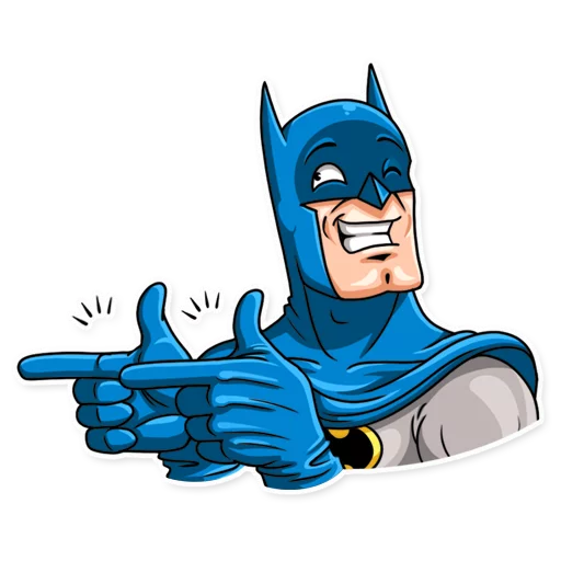 😉 Стикер «Silver Age Batman» для Telegram