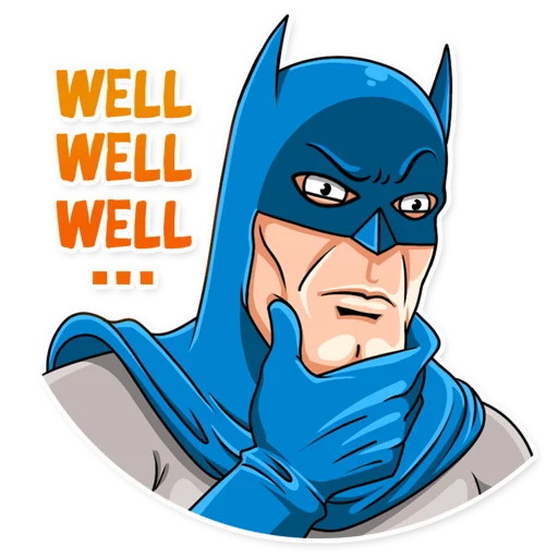 🤔 Стикер «Silver Age Batman» для Telegram