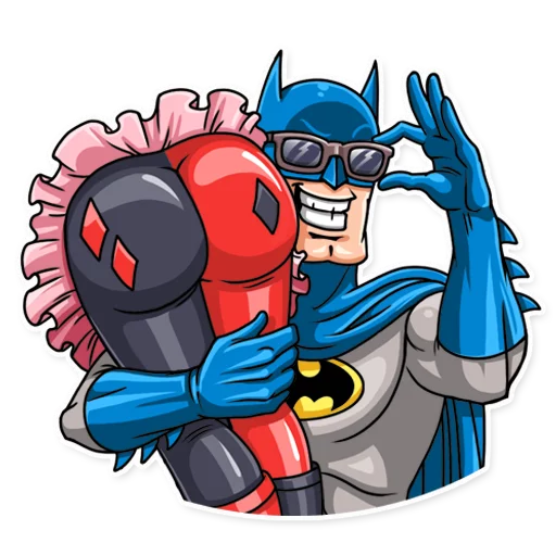 🍑 Стикер «Silver Age Batman» для Telegram