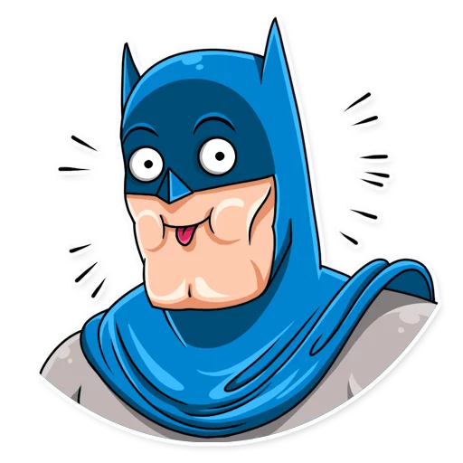 😛 Стикер «Silver Age Batman» для Telegram
