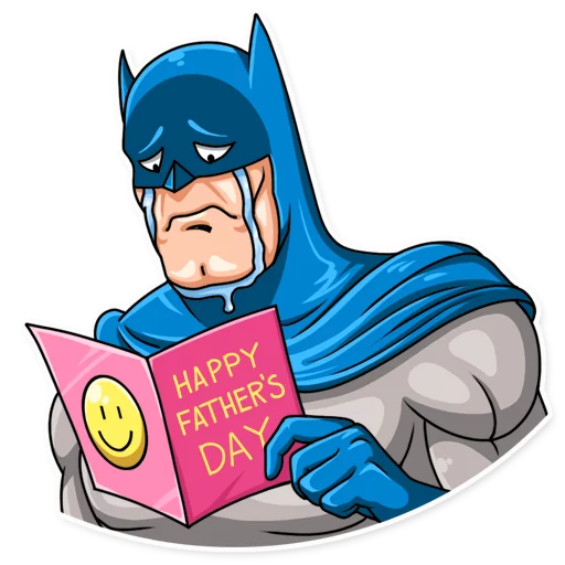 😭 Стикер «Silver Age Batman» для Telegram