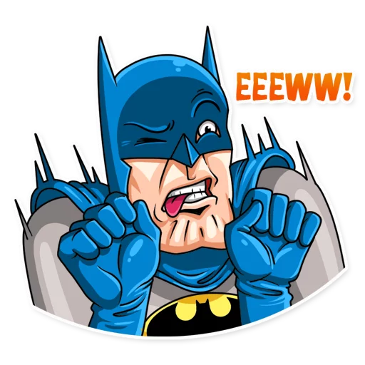 🤢 Стикер «Silver Age Batman» для Telegram