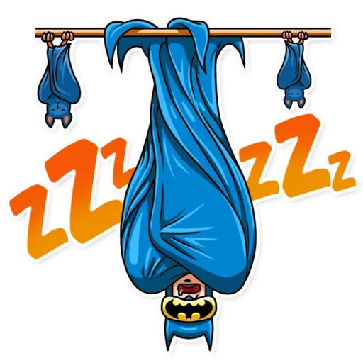 😴 Стикер «Silver Age Batman» для Telegram