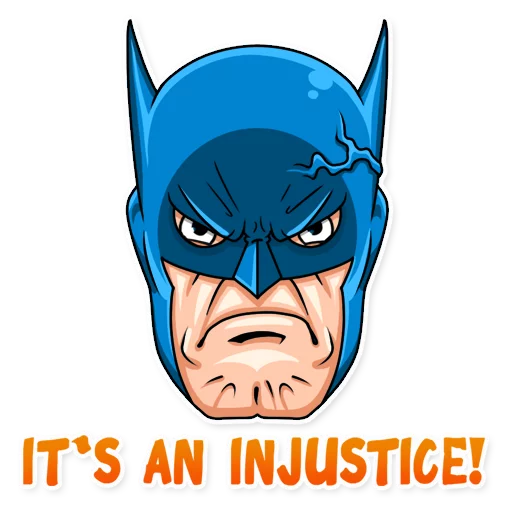 😤 Стикер «Silver Age Batman» для Telegram