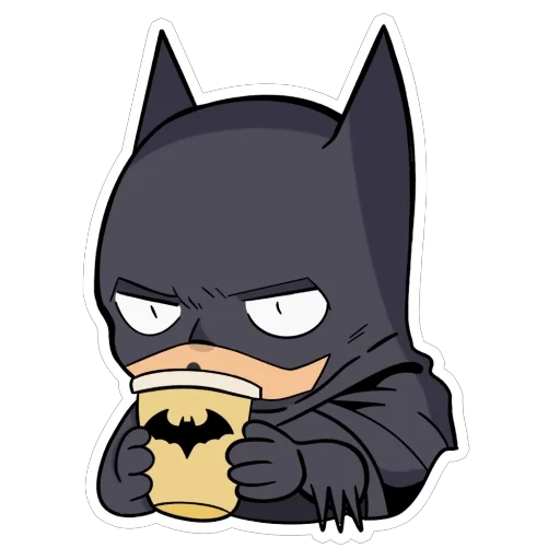 ☕️ Стикер «Batman lite» для Telegram