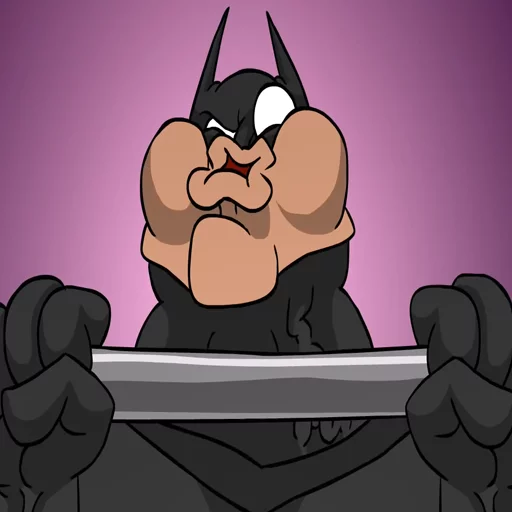 😣 Стикер «Batmetal» для Telegram