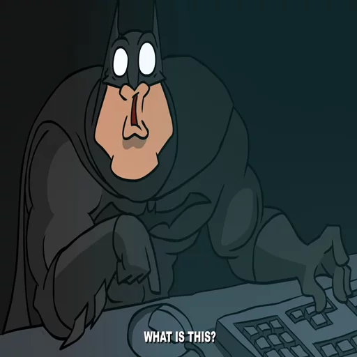 ❔ Стикер «Batmetal» для Telegram