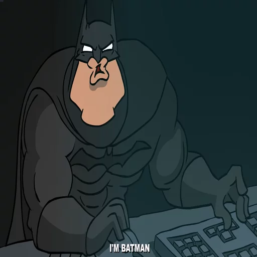 ✋ Стикер «Batmetal» для Telegram
