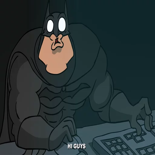 ✋ Стикер «Batmetal» для Telegram