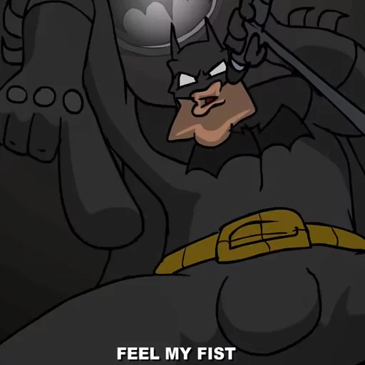 👊 Стикер «Batmetal» для Telegram