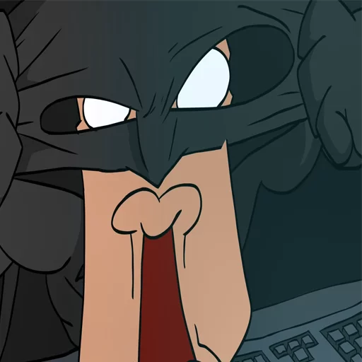 😡 Стикер «Batmetal» для Telegram