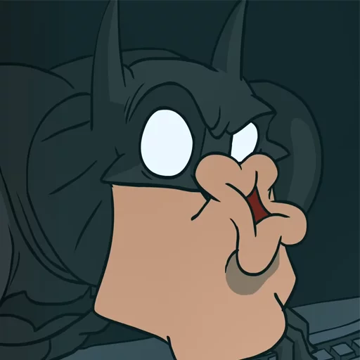 😒 Стикер «Batmetal» для Telegram