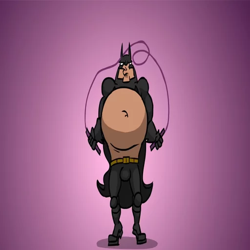 💪 Стикер «Batmetal» для Telegram