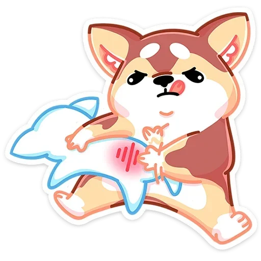 😠 Стикер «Батончик без надписей» для Telegram