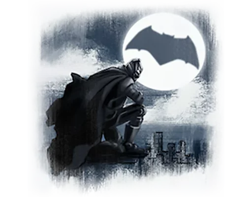 🦇 Стикер «Цитаты Бэтмена и не только» для Telegram