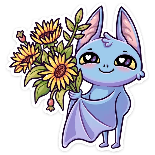 🌼 Стикер «Бэтси» для Telegram