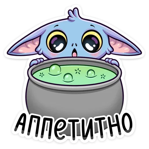 🍜 Стикер «Бэтси» для Telegram