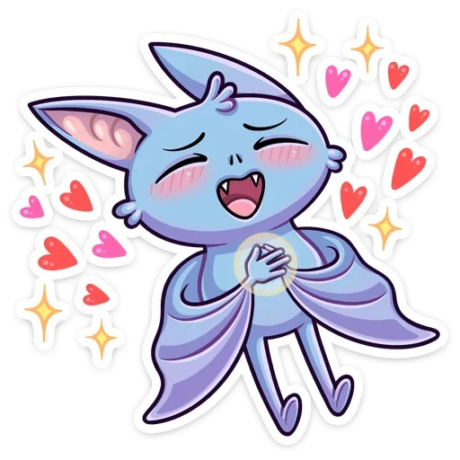 ❤️ Стикер «Бэтси» для Telegram