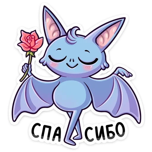 🌷 Стикер «Бэтси» для Telegram