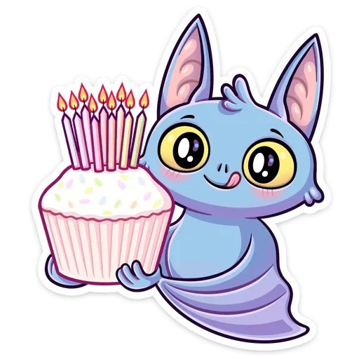 🎂 Стикер «Бэтси» для Telegram