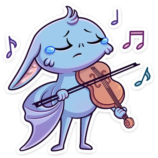 🎻 Стикер «Бэтси» для Telegram