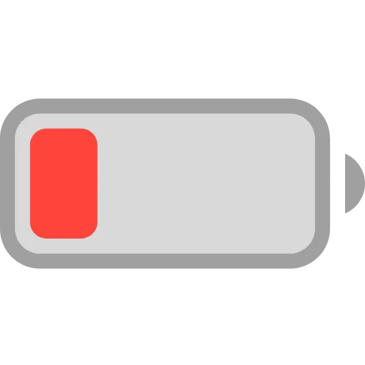 🪫 Эмодзи «Battery life» для Telegram