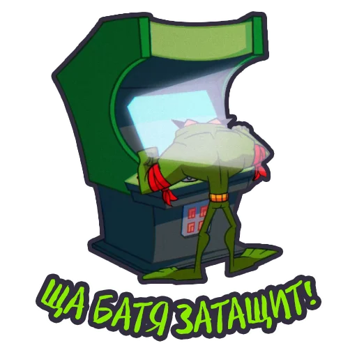 🕹 Стикер «Battletoads» для Telegram