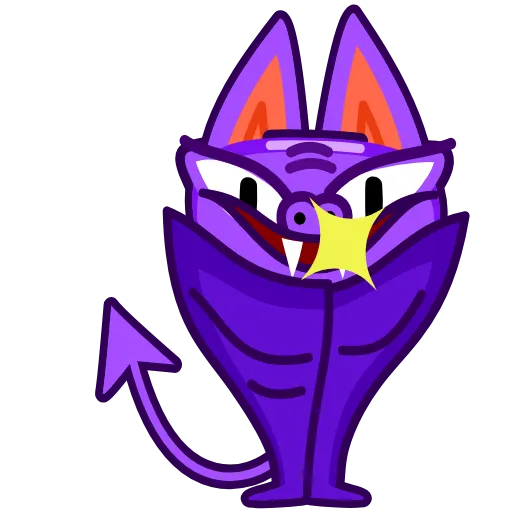 😈 Стикер «Batty Boo» для Telegram