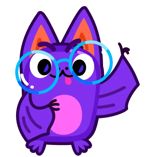 🤓 Стикер «Batty Boo» для Telegram