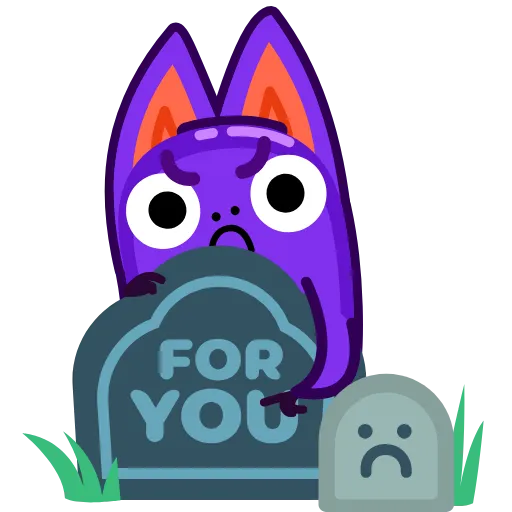 😠 Стикер «Batty Boo» для Telegram