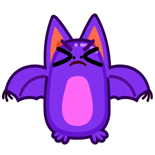 👍 Стикер «Batty Boo» для Telegram