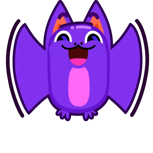 😀 Стикер «Batty Boo» для Telegram
