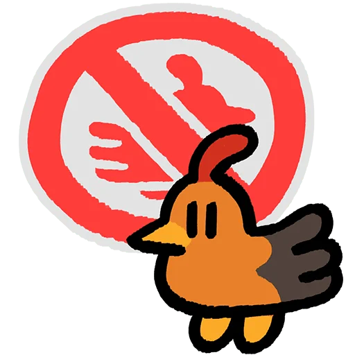 🐓 Стикер «Кури БокБок Без Текста» для Telegram