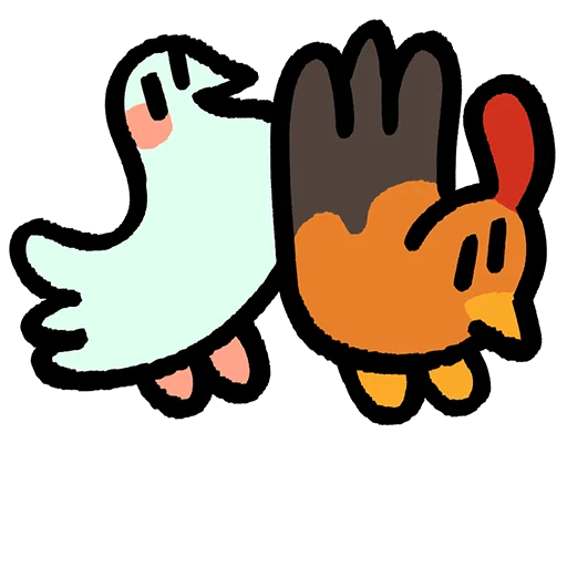 🐓 Стикер «Кури БокБок Без Текста» для Telegram