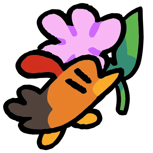 🌷 Эмодзи «Кури БокБок» для Telegram