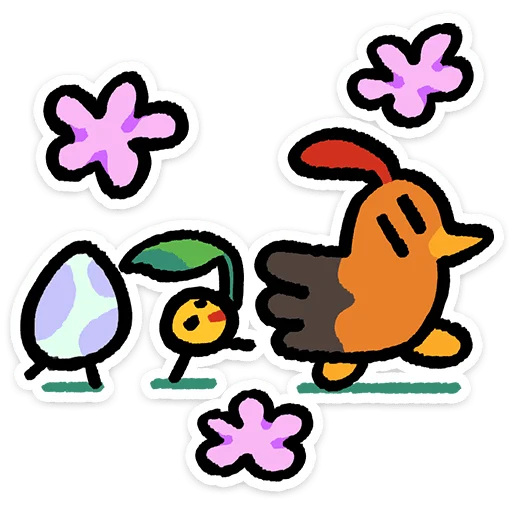 ✨ Стикер «Кури БокБок» для Telegram