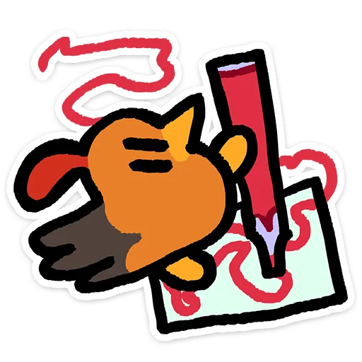 ✨ Стикер «Кури БокБок» для Telegram