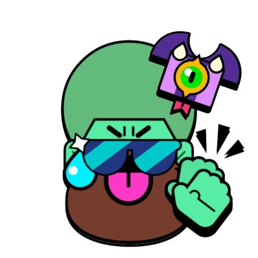 🫥 Стикер «Brawl Stars PS Make» для Telegram
