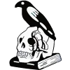 ☠️ Эмодзи «b&w random» для Telegram