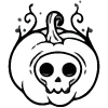 ☠️ Эмодзи «b&w random» для Telegram