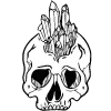☠️ Эмодзи «b&w random» для Telegram