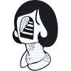 ☠️ Эмодзи «b&w random» для Telegram