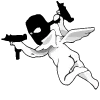 ☠️ Эмодзи «b&w random» для Telegram