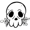 ☠️ Эмодзи «b&w random» для Telegram