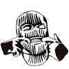 ☠️ Эмодзи «b&w random» для Telegram