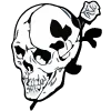 ☠️ Эмодзи «b&w random» для Telegram